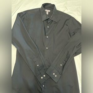 Van Heusen Black Dress Shirt
